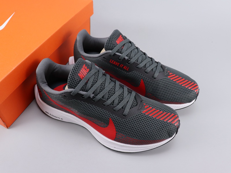 Nike Zoom Rival XC Grey Red White Shoes - Click Image to Close